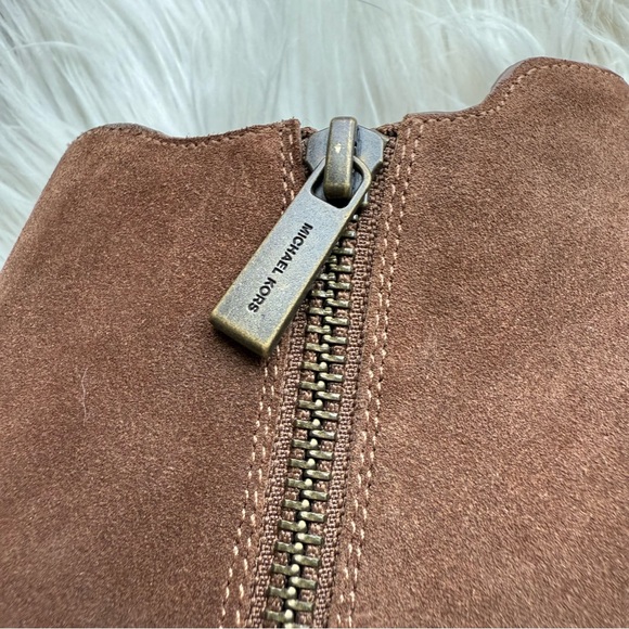 Michael Kors NWOT Adams Cutout Suede Booties - Picture 6 of 12